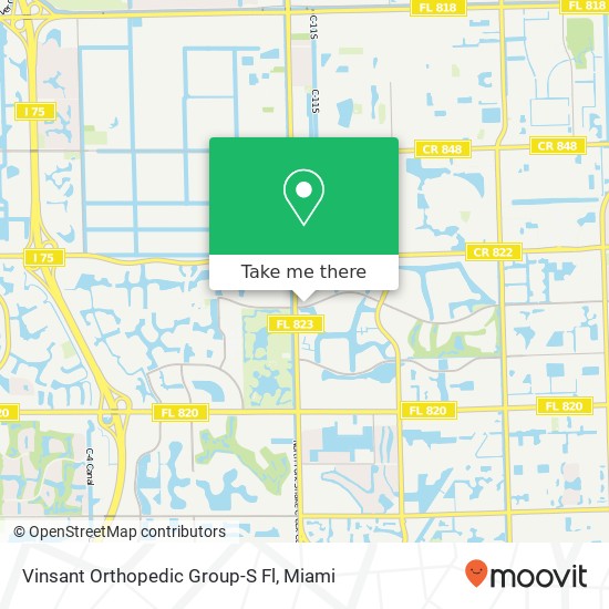 Mapa de Vinsant Orthopedic Group-S Fl