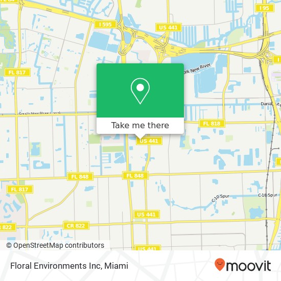 Floral Environments Inc map