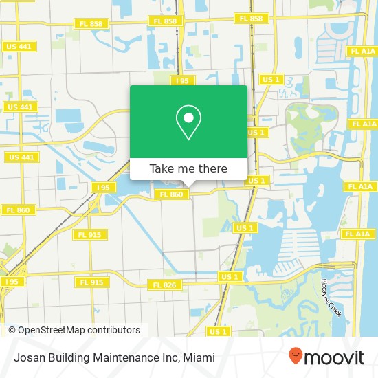 Josan Building Maintenance Inc map