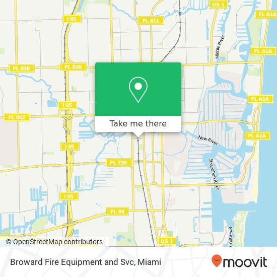 Broward Fire Equipment and Svc map