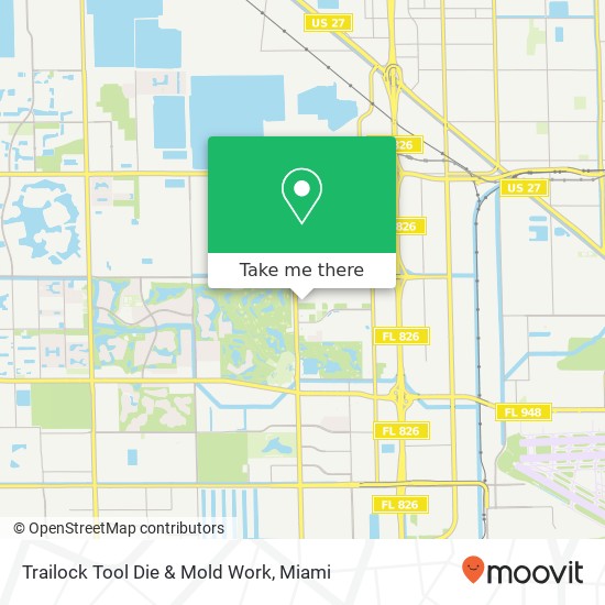 Mapa de Trailock Tool Die & Mold Work