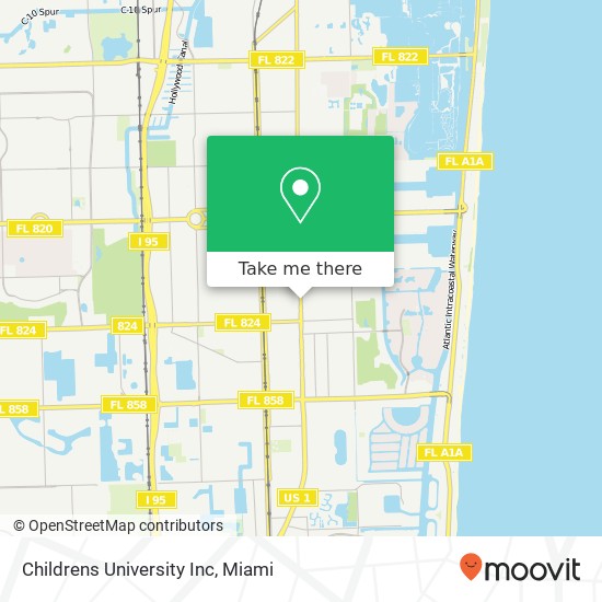 Childrens University Inc map