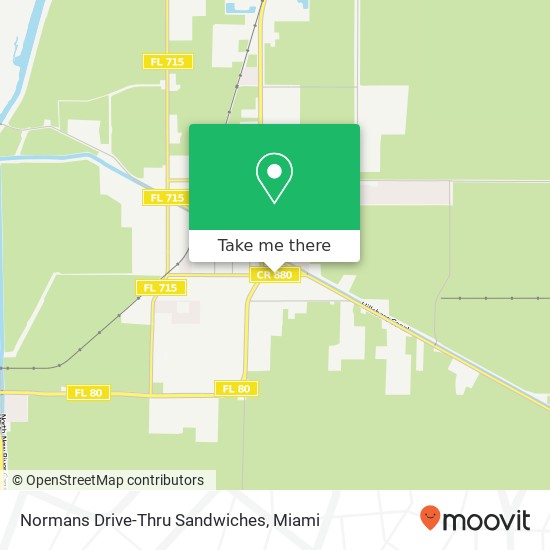 Normans Drive-Thru Sandwiches map