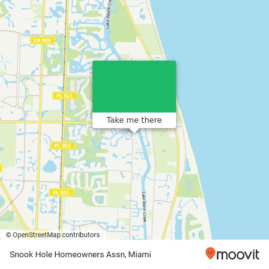 Snook Hole Homeowners Assn map