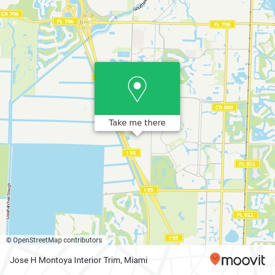 Jose H Montoya Interior Trim map