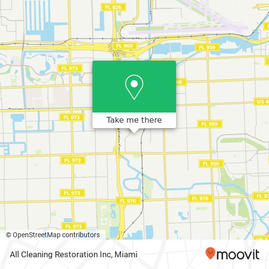 All Cleaning Restoration Inc map