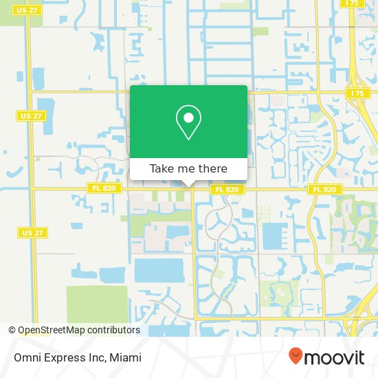 Omni Express Inc map