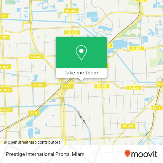 Prestige International Prprts map