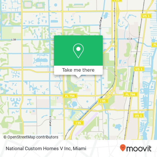 National Custom Homes V Inc map