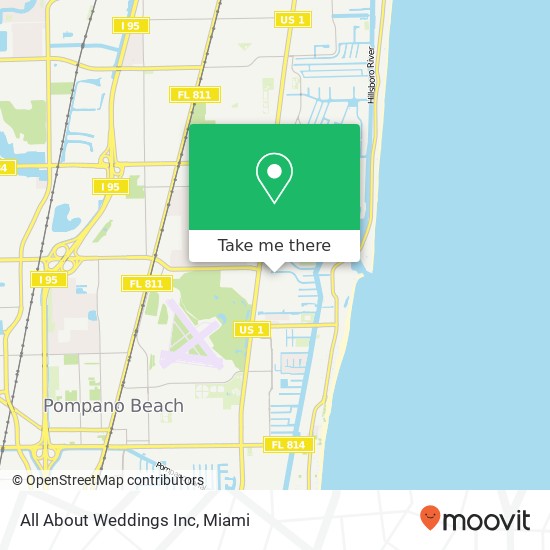 Mapa de All About Weddings Inc