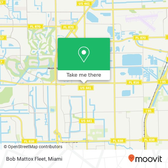 Bob Mattox Fleet map