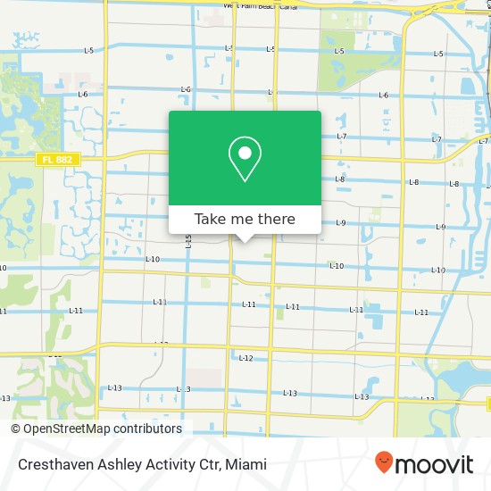 Cresthaven Ashley Activity Ctr map