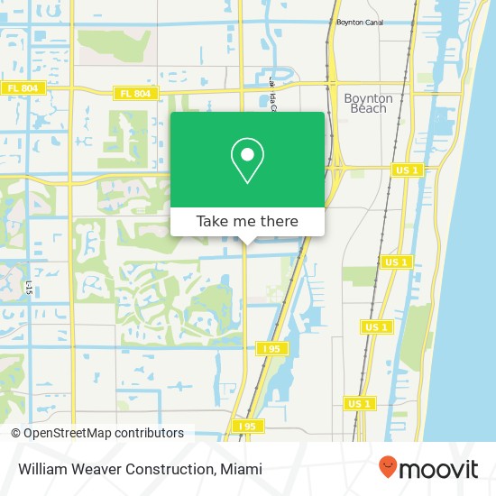 Mapa de William Weaver Construction