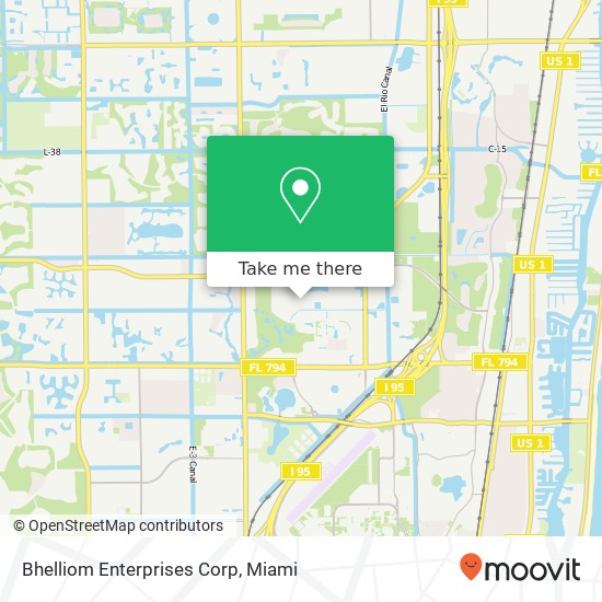 Bhelliom Enterprises Corp map