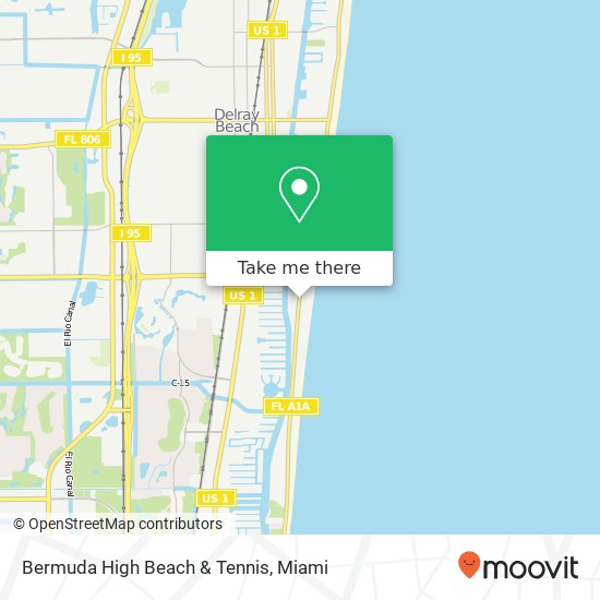 Bermuda High Beach & Tennis map