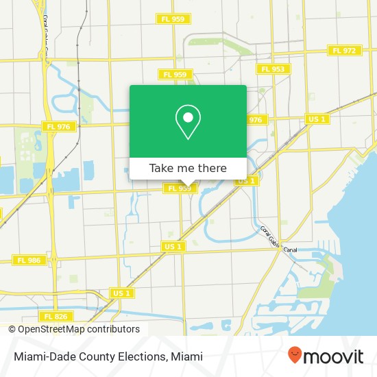 Mapa de Miami-Dade County Elections