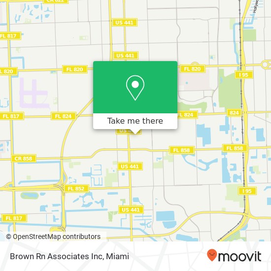 Brown Rn Associates Inc map