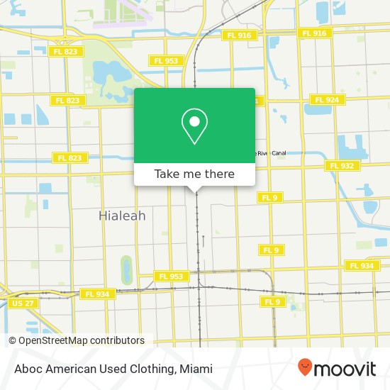 Aboc American Used Clothing map