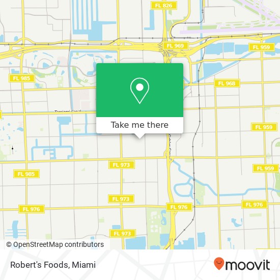 Mapa de Robert's Foods