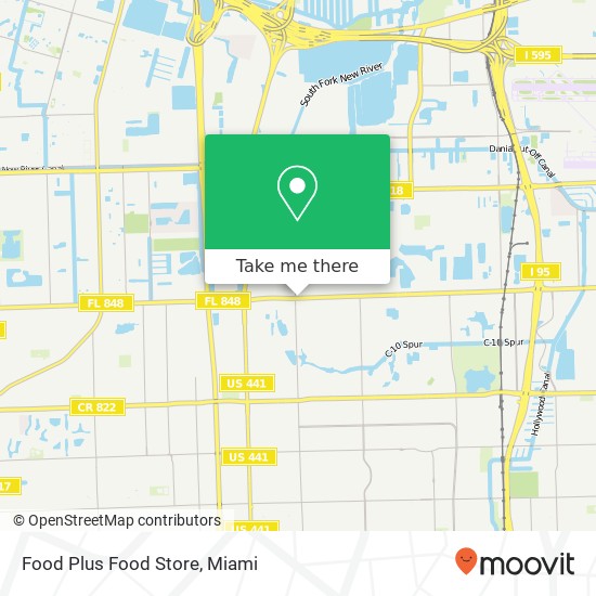 Mapa de Food Plus Food Store