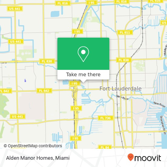 Alden Manor Homes map