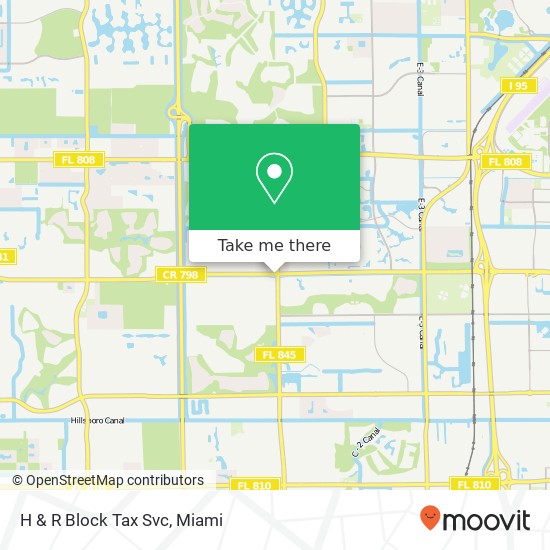 H & R Block Tax Svc map