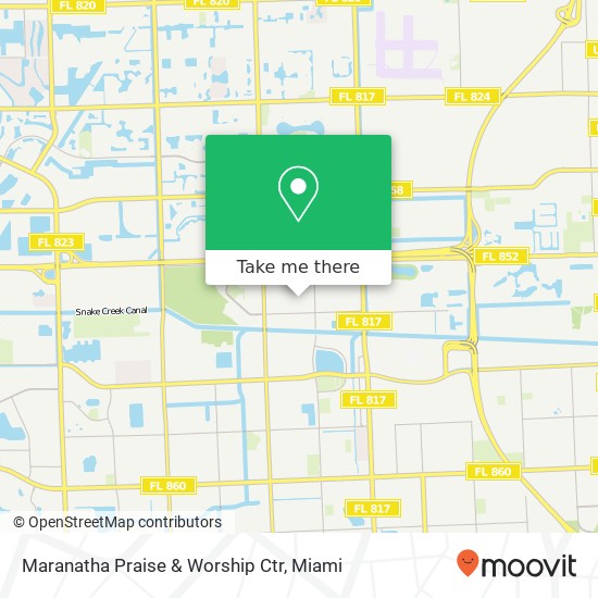 Mapa de Maranatha Praise & Worship Ctr