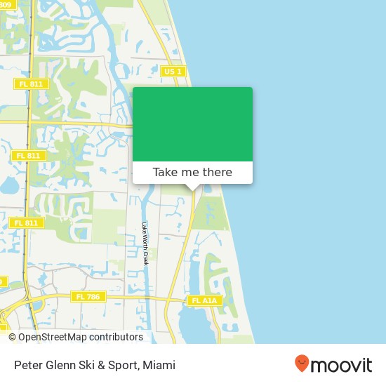 Peter Glenn Ski & Sport map