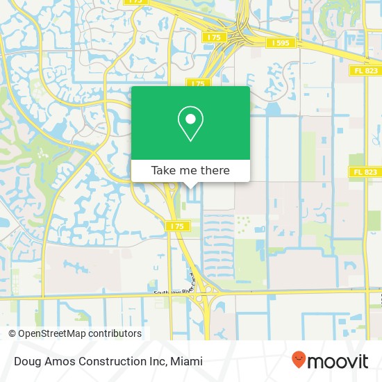 Doug Amos Construction Inc map