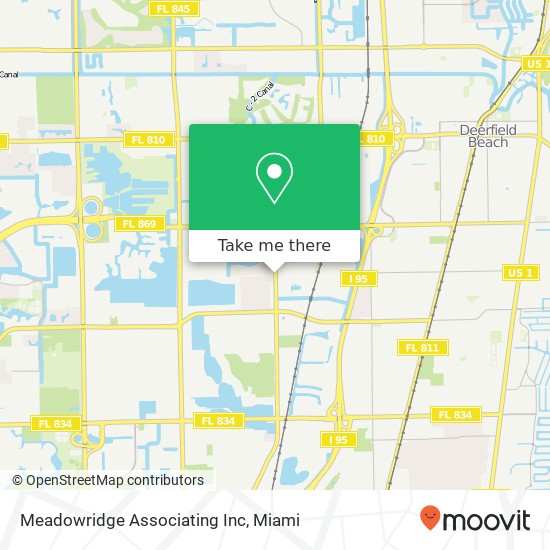 Meadowridge Associating Inc map