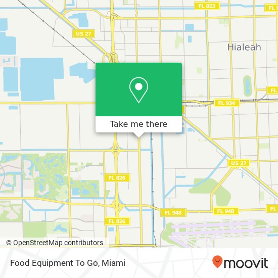 Food Equipment To Go map