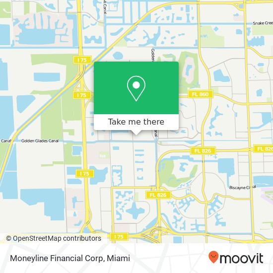 Moneyline Financial Corp map