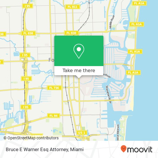 Mapa de Bruce E Warner Esq Attorney