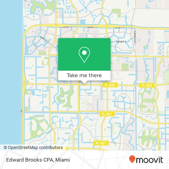 Edward Brooks CPA map