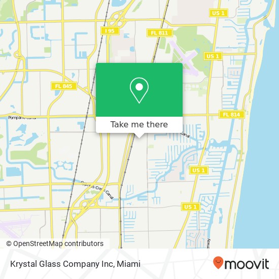 Mapa de Krystal Glass Company Inc