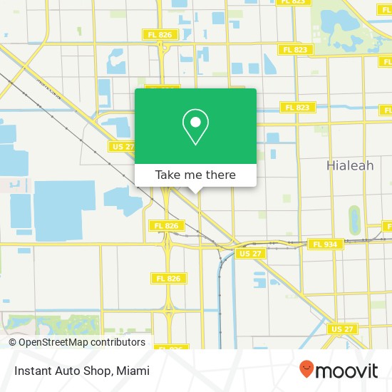 Instant Auto Shop map