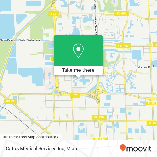 Mapa de Cotos Medical Services Inc
