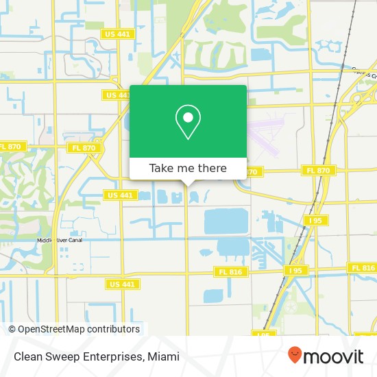 Clean Sweep Enterprises map