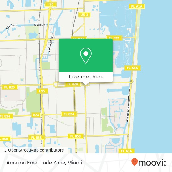 Mapa de Amazon Free Trade Zone