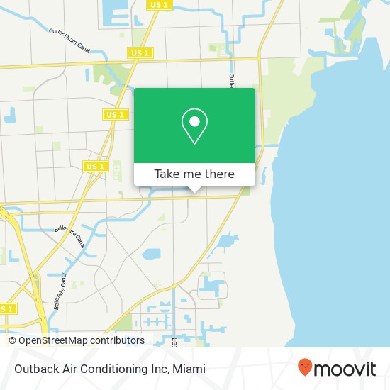 Outback Air Conditioning Inc map