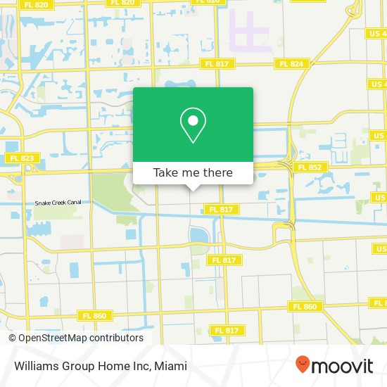 Williams Group Home Inc map