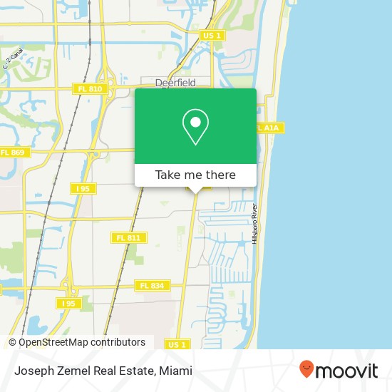 Mapa de Joseph Zemel Real Estate