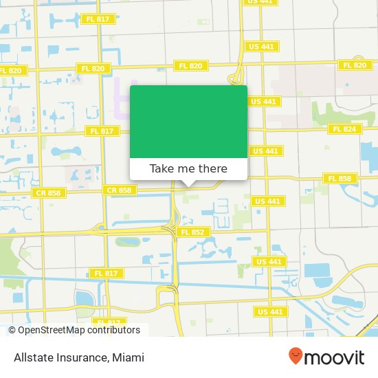 Mapa de Allstate Insurance