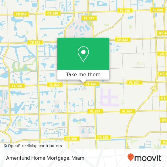 Amerifund Home Mortgage map