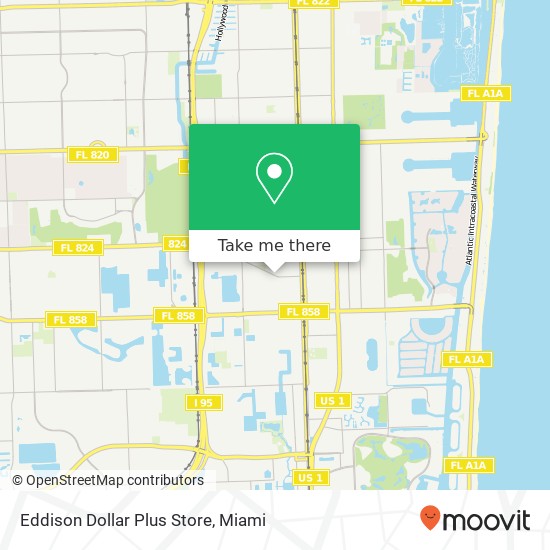 Eddison Dollar Plus Store map
