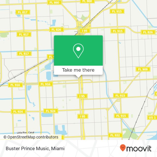 Mapa de Buster Prince Music
