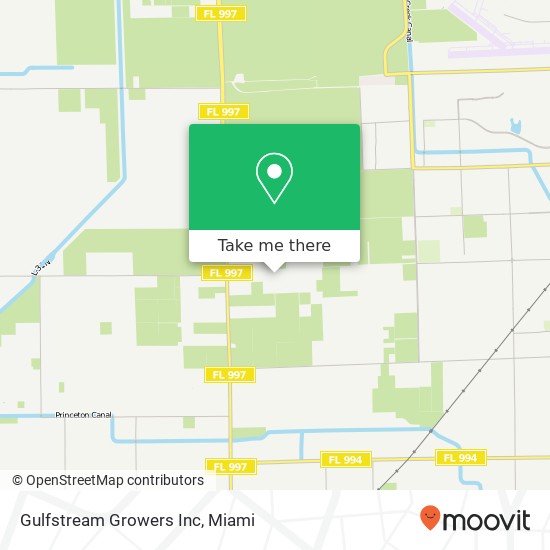 Mapa de Gulfstream Growers Inc