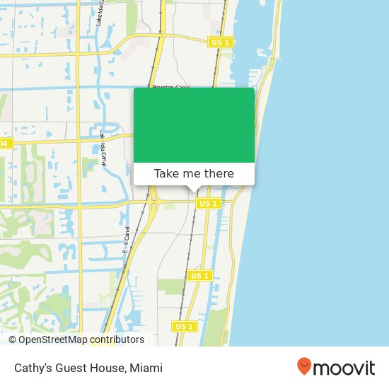 Cathy's Guest House map