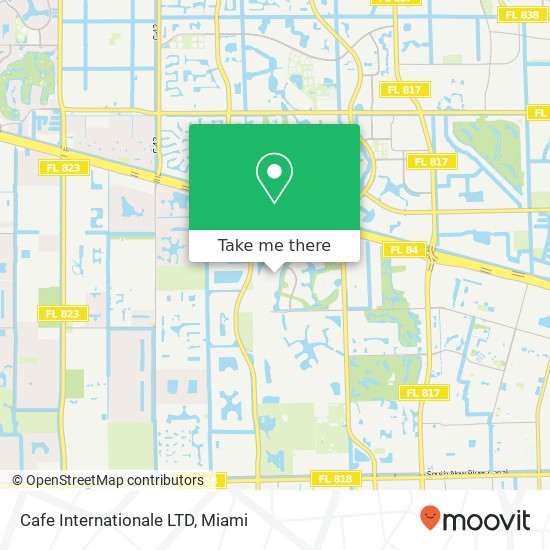 Cafe Internationale LTD map