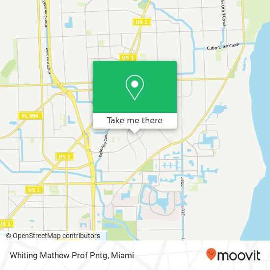 Whiting Mathew Prof Pntg map